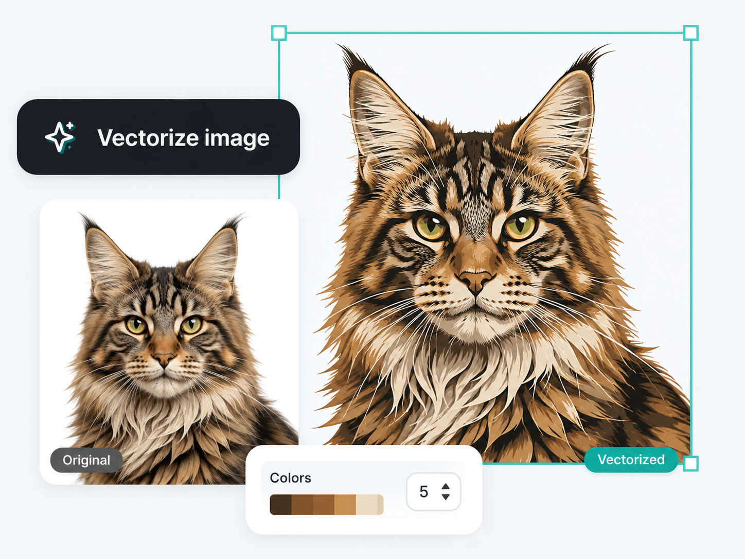 PNG converted to vector SVG logo example